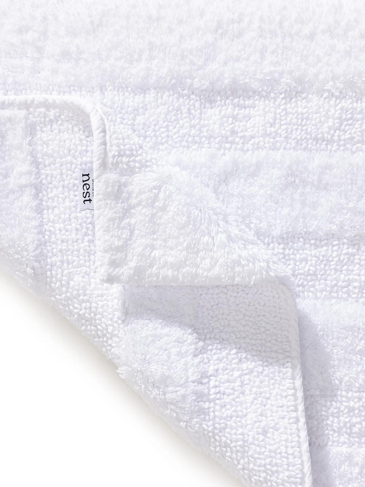 BADEMATTE Ilka Weiß 50x80 cm - Weiß, Textil (50/80cm) - benuta Nest