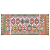OUTDOOR-TEPPICH Sahbaz 150/80 cm - Multicolor, Kunststoff (80/150cm) - Beliani