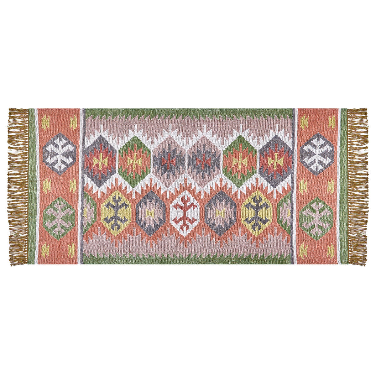 OUTDOOR-TEPPICH Sahbaz 150/80 cm - Multicolor, Kunststoff (80/150cm) - Beliani
