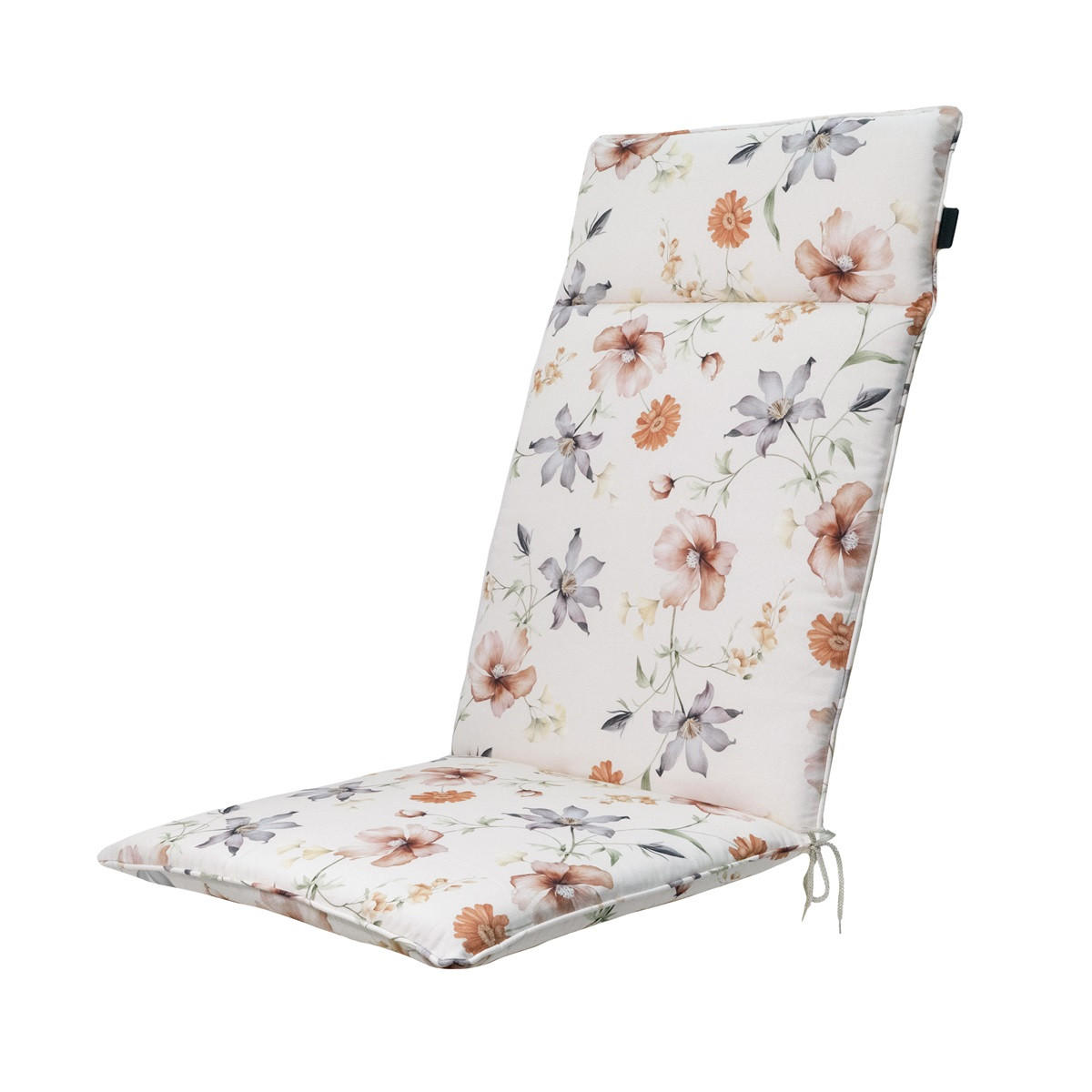 GARTENSTUHLKISSEN Florina 120/50 cm 4er-Set - Hellrosa/Creme, Textil (50/8/120cm) - Madison