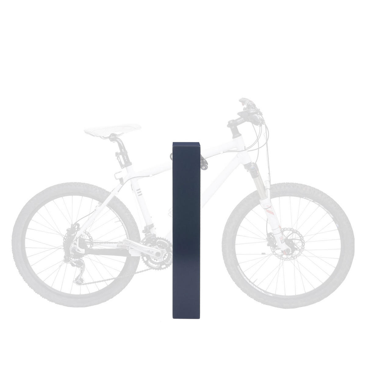 FAHRRADBÜGEL 87x10x13cm verzinkter Stahl Outdoor-pulverbeschichtet Anthrazit - Anthrazit, Metall (10/87/13cm) - PROREGAL