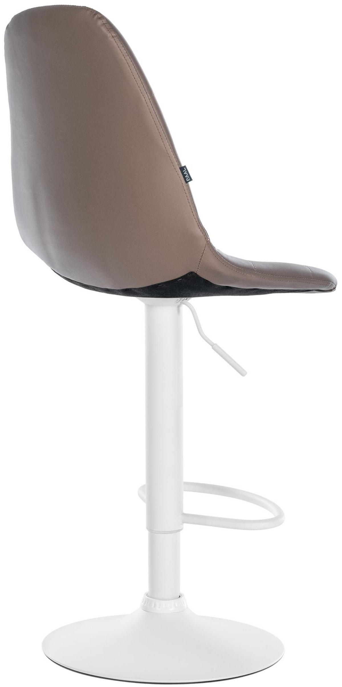 BARHOCKER Metall braun - Braun, Textil/Metall (47/58/56cm) - CLP