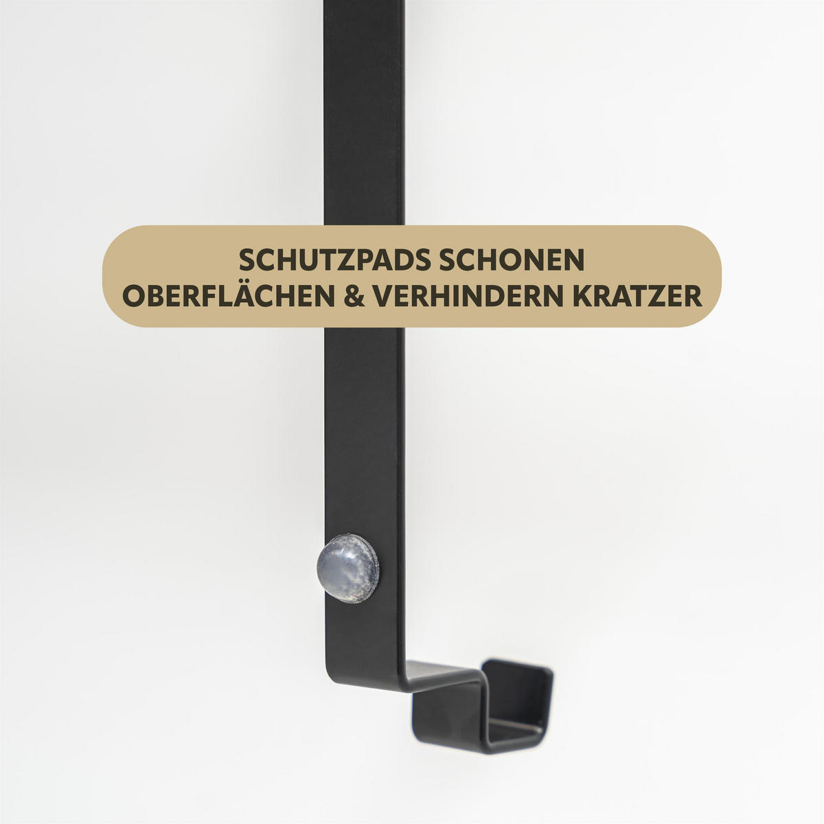 TÜR-HÄNGEREGAL, schwarz - Schwarz, Holz (65/86/17cm) - eluno