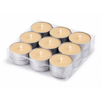 TEELICHT mit Duft - Vanille - 18er Pack - Creme, Naturmaterialien (4/1.5/4cm) - HS Candle
