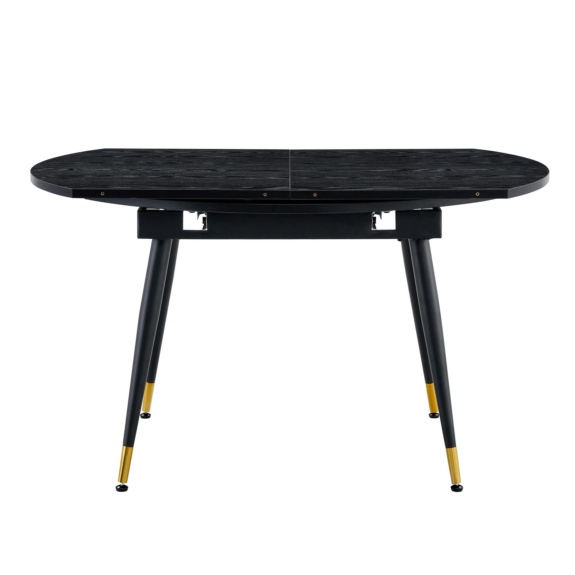 AUSZIEHTISCH Schwarz 135/85/77 cm - Schwarz, Holz (85/135/77cm) - PANGIVO