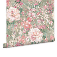 VLIESTAPETE Mayville - Grün, Papier/Kunststoff (52/1000cm) - LAURA ASHLEY