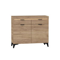 KOMODA Ruben Drevo - hnedá, kompozitné drevo (105/90/40cm) - Petits-meubles
