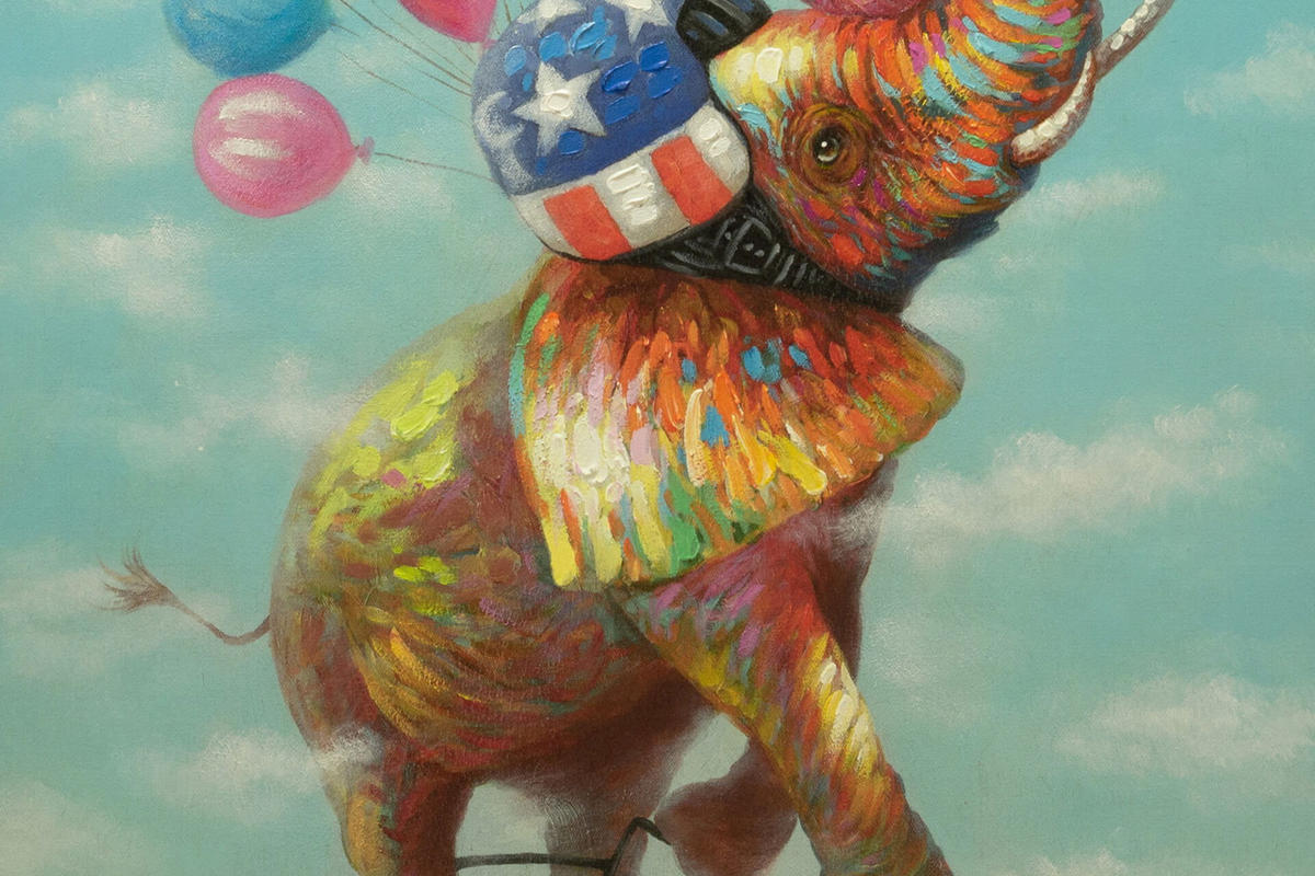 ACRYLBILD HANDGEMALT 70/100 cm - Multicolor, Holz/Textil (1.82/100cm) - KUNSTLOFT