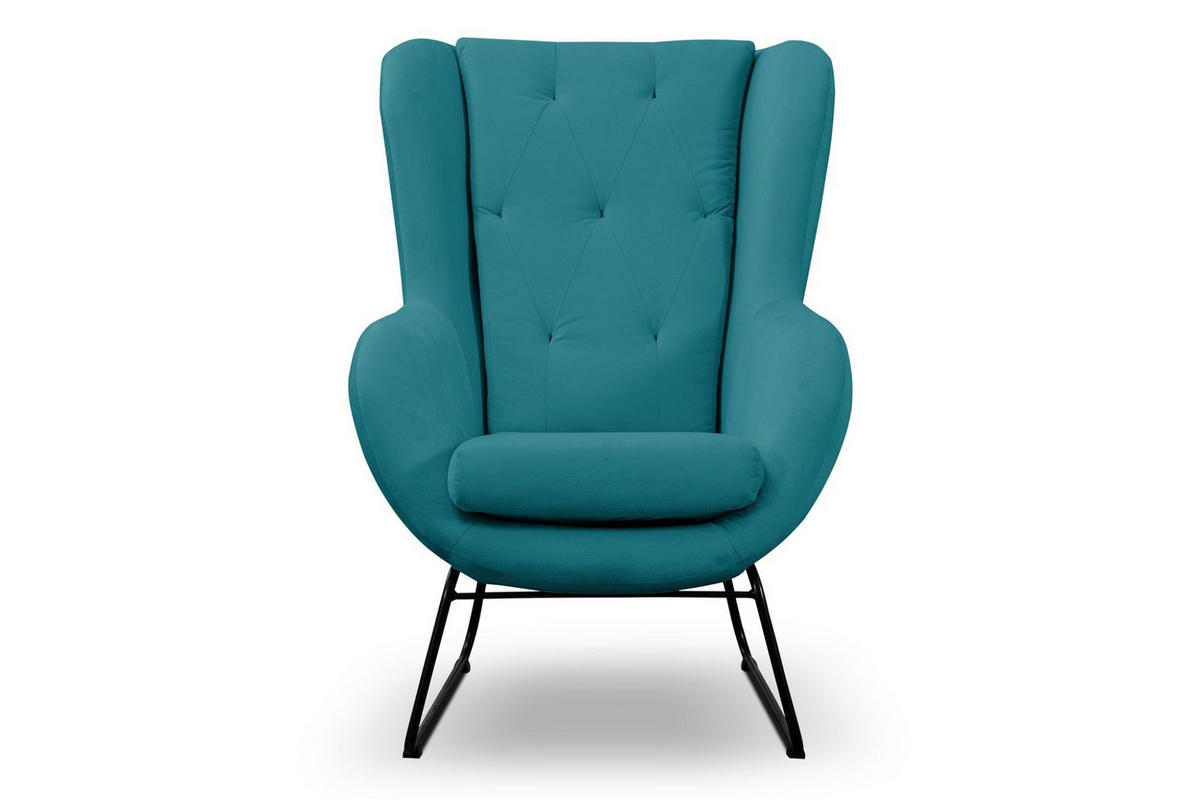 SESSEL Artemis In Kronos - Türkis, Holzwerkstoff/Textil (80/105/100cm) - Fun Möbel