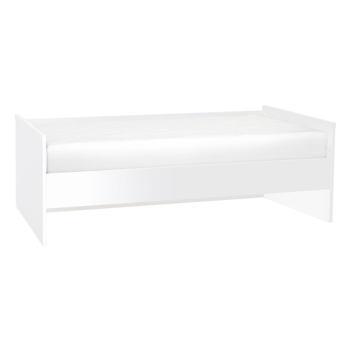 POSTEL 90/200 Bílá - bílá, kompozitní dřevo (90/200cm) - Petits-meubles