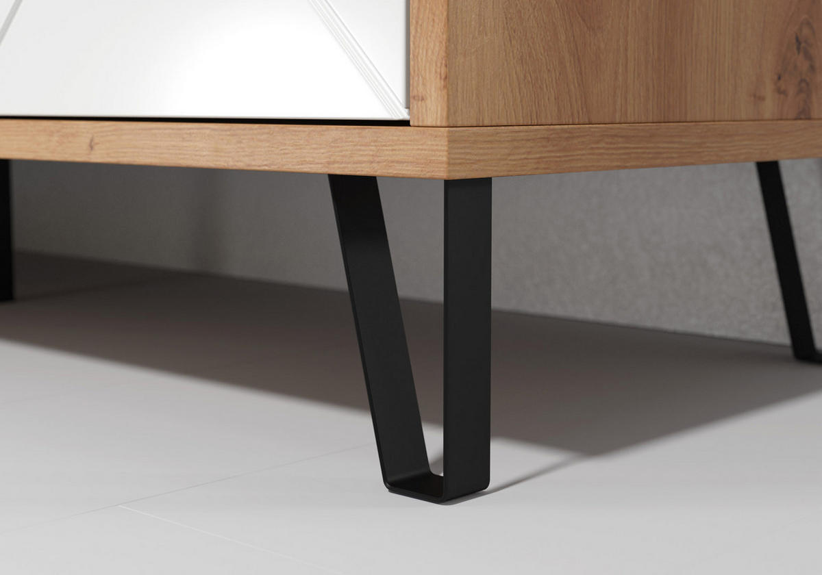 COUCHTISCH Eiche Dekor - Eiche Wotan, Holzwerkstoff (60/120/37cm) - ebuy24