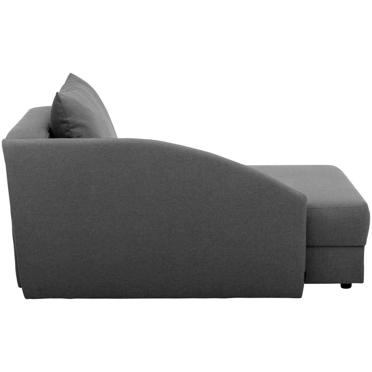 RECAMIERE Armlehne rechts Kalila Flachgewebe anthrazit - Anthrazit, Kunststoff (154/86/93cm) - 58aufmkessel