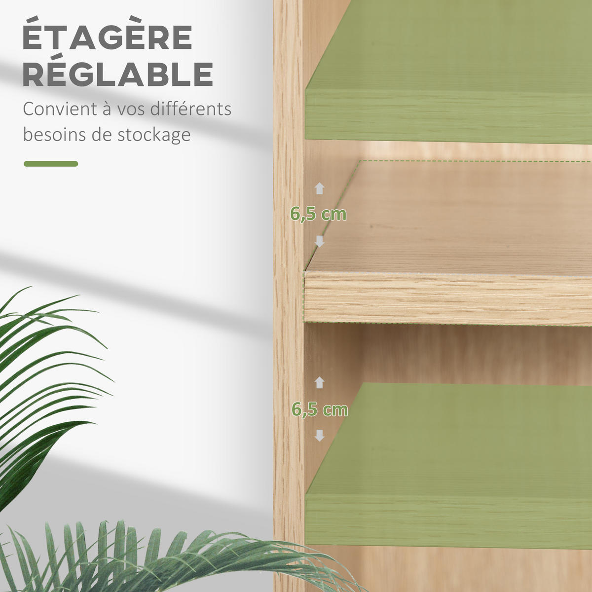 BÜCHERREGAL 60/24/63 cm Holzoptik - Naturfarben, Karton (60/63/24cm)
