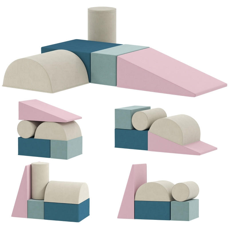 KONSTRUKTIONSSPIELZEUG Bauset - Multicolor, Textil (40.6/60/61cm) - Korfee