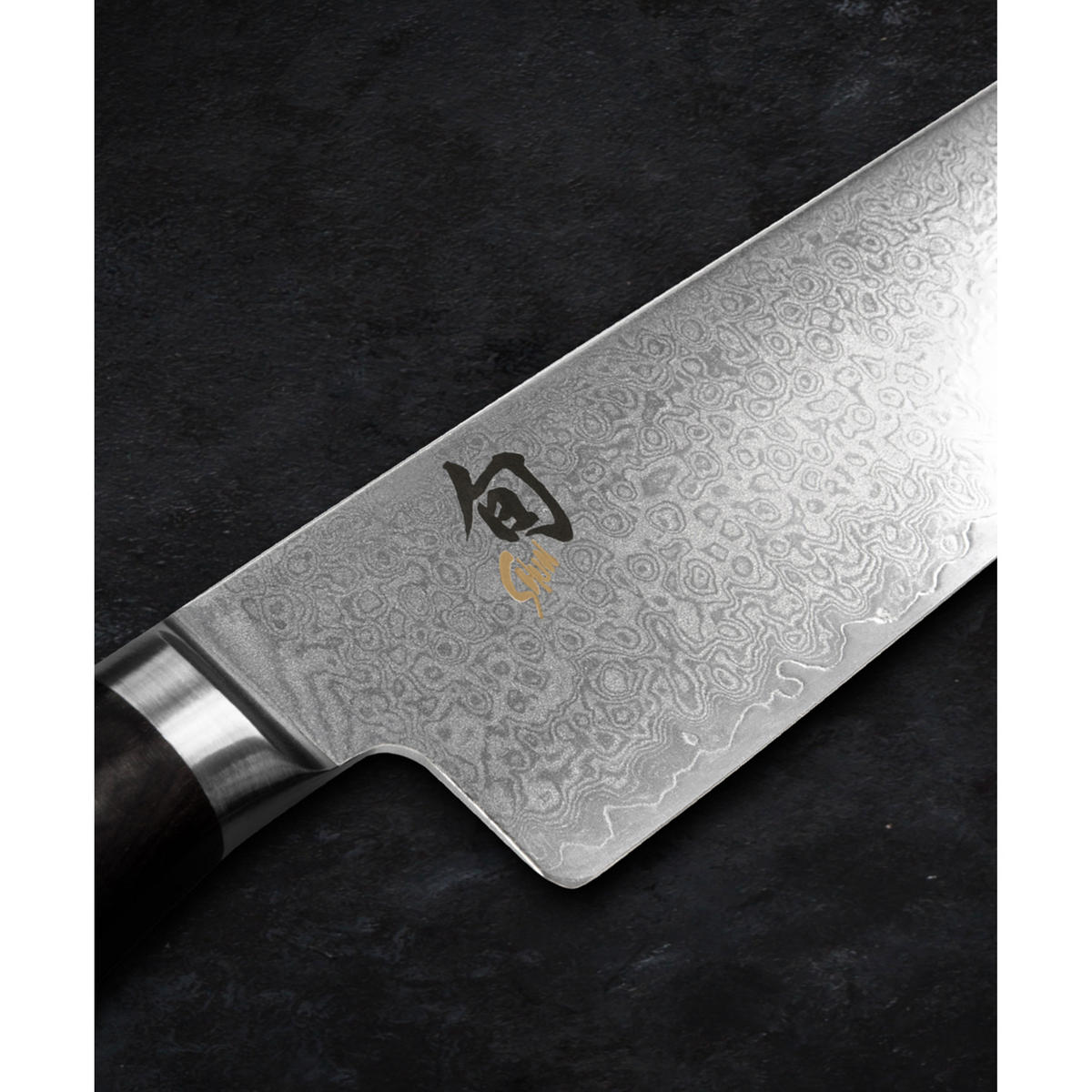 KOCHMESSER Shun Premier Tim Mälzer Minamo Santoku, 18 cm, Damaszener Stahl - Silberfarben, Metall (1cm) - Kai Messer