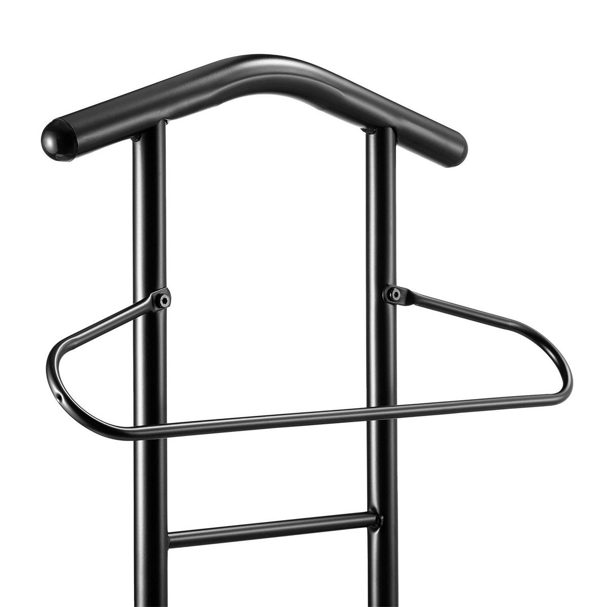HERRENDIENER JIVO 2ER-SET - Schwarz/Sonoma Eiche, Metall (53/121/47cm) - CARO-Möbel