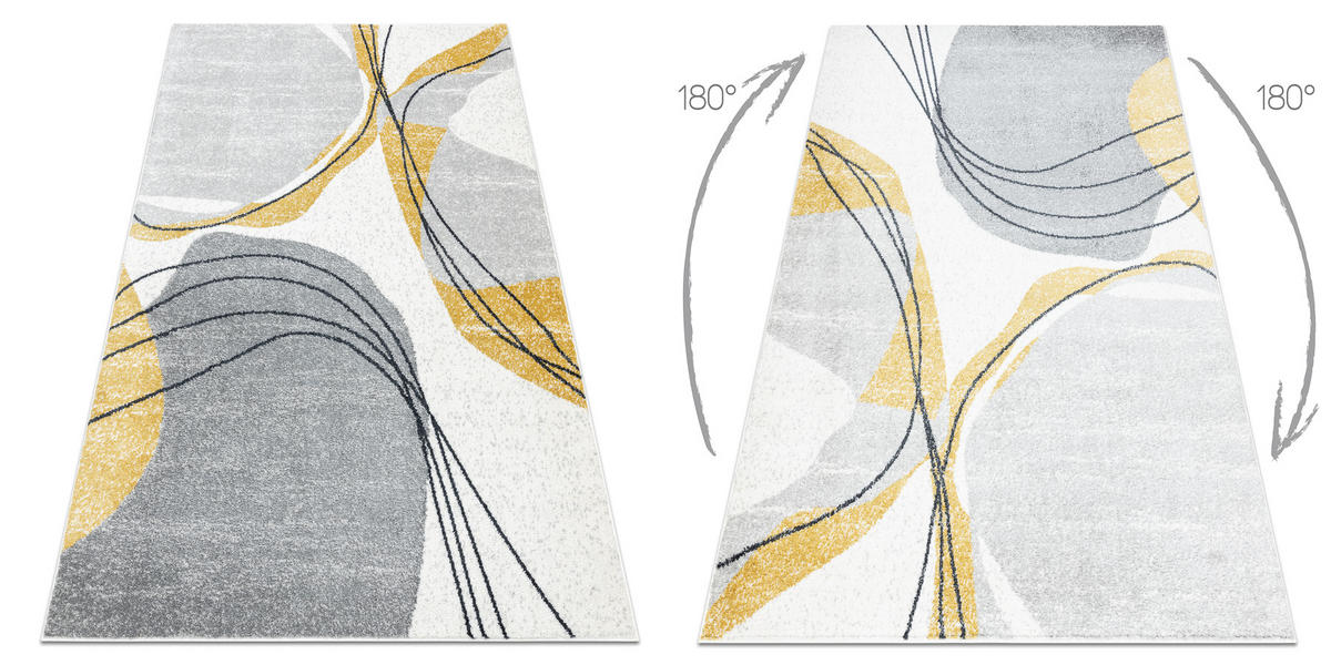 TEPPICH Fusion 80/150 cm - Weiß, Textil (80/150cm) - rugsX