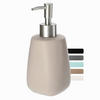 SEIFENSPENDER mit Pumpe 400 ml, beige - Beige, Keramik (8/18cm) - KADAX