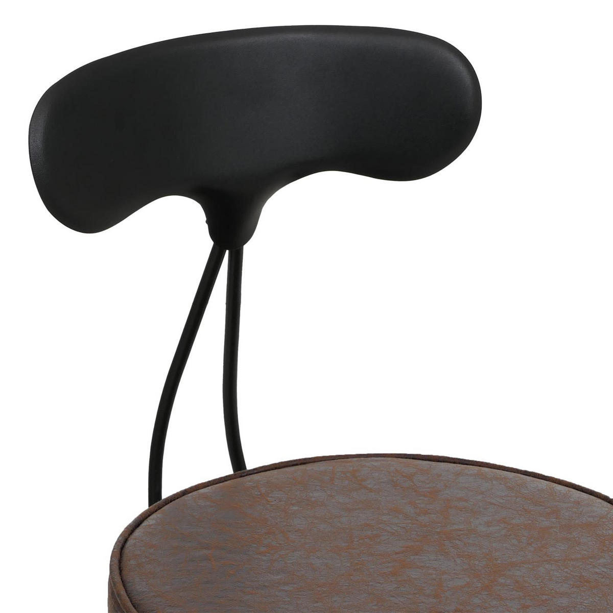 BARSKI STOLČEK Črn, rjav - črna/rjava, tekstil (45/101/45cm) - MCW