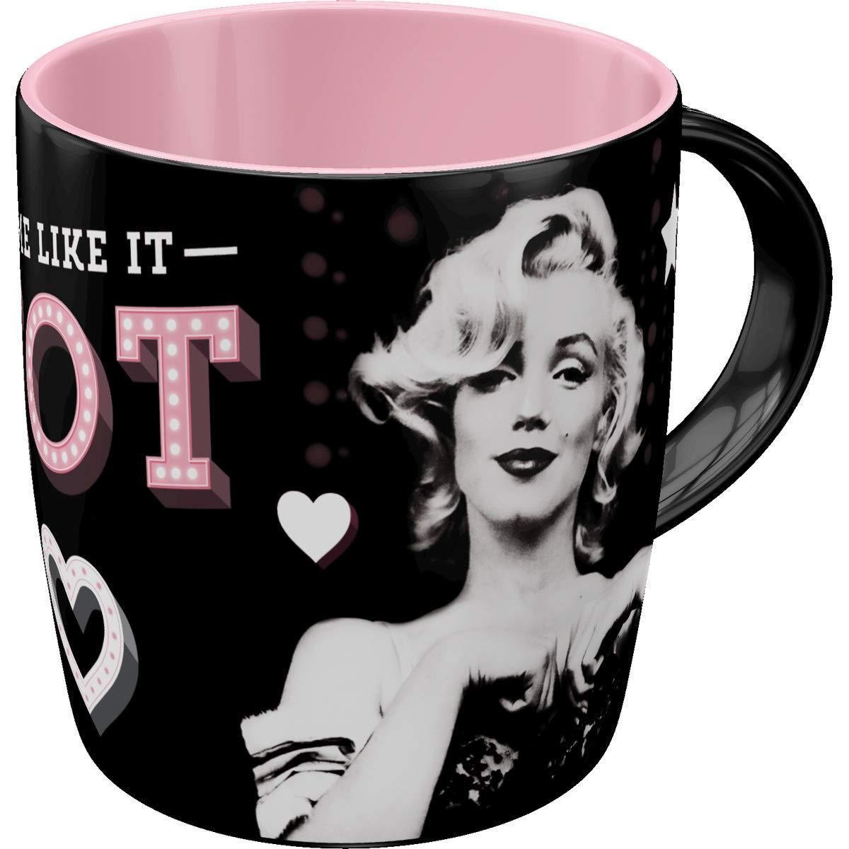 KAFFEETASSE 330 ml Celebrities Marilyn Monroe Some Like It Hot - Multicolor, Keramik (0.33L) - Nostalgic-Art