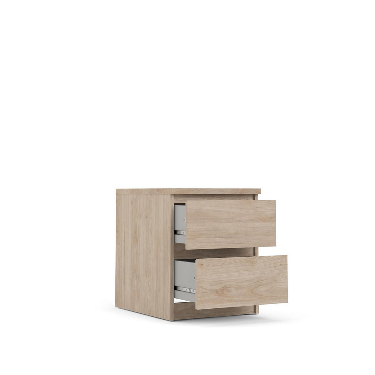 NACHTSCHRANK Hickory - Braun, Holzwerkstoff (41/50/50cm) - ebuy24