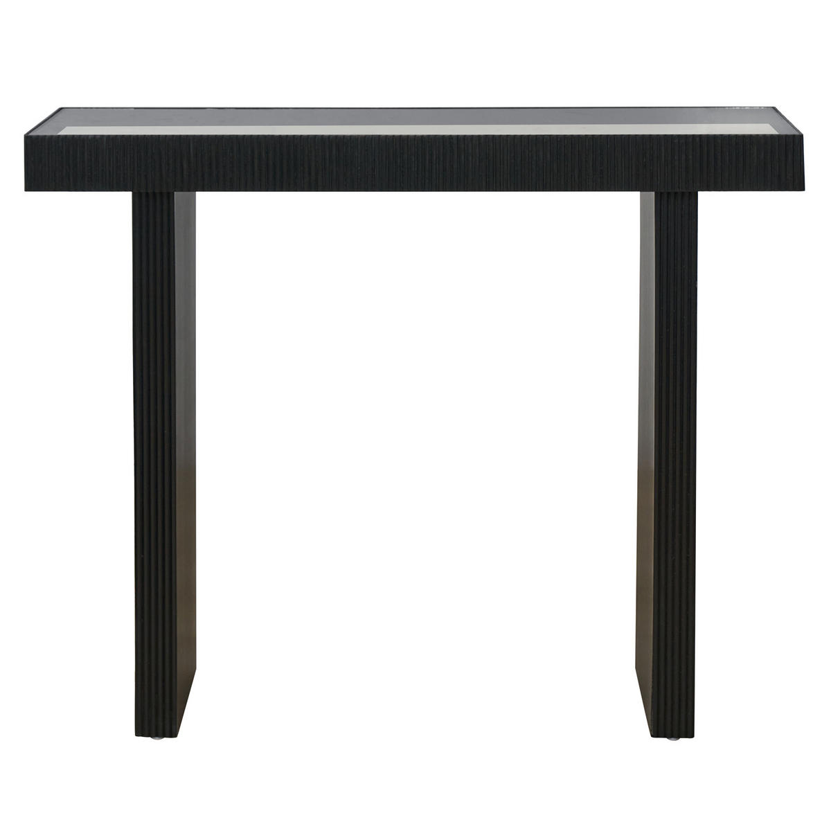 KONSOLENTISCH ALVARO Natur/Schwarz - Multicolor, Holzwerkstoff (38/110/85cm) - SVITA