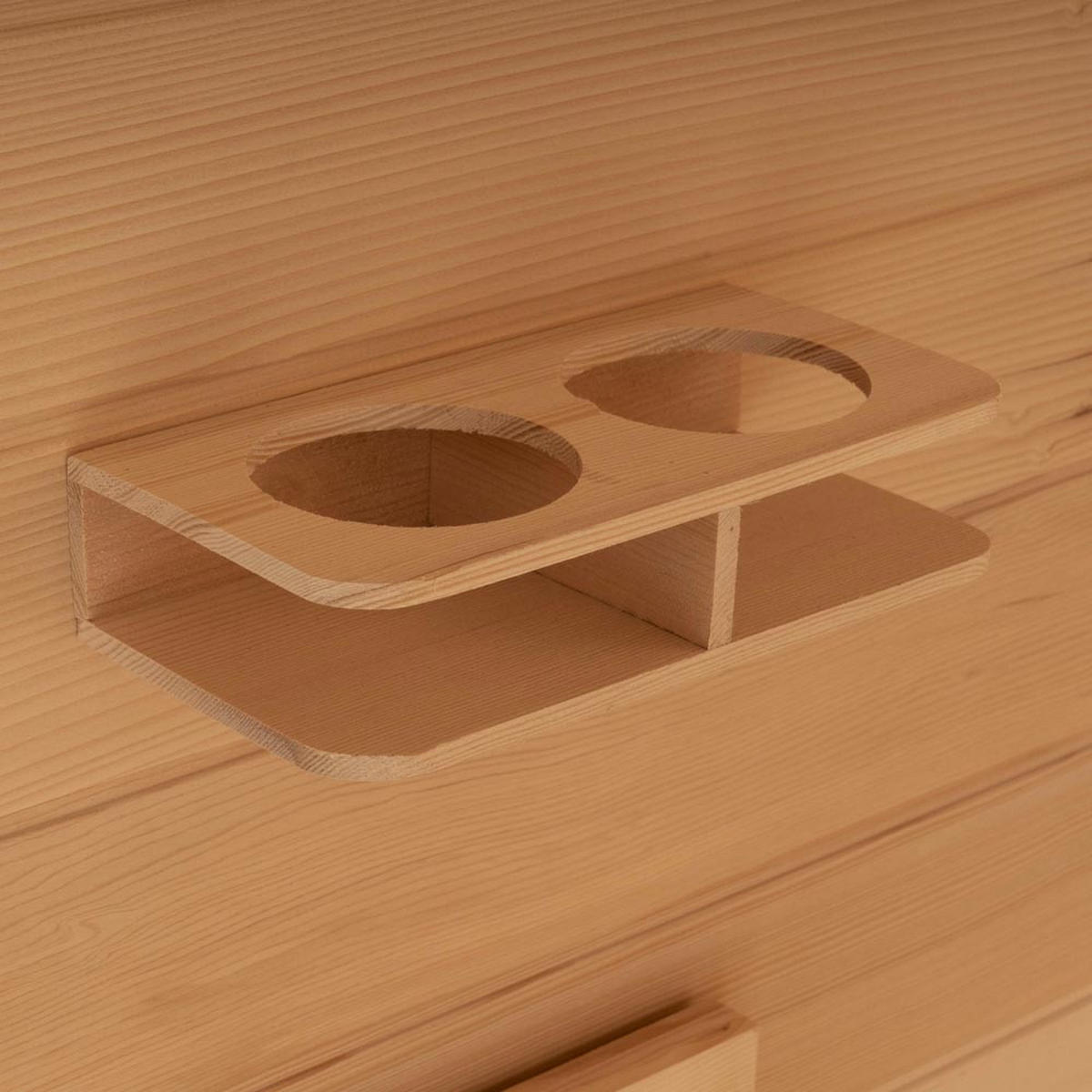 INFRAROTKABINE REDSUN XXL - Braun, Holz (150/190/150cm) - Home Deluxe