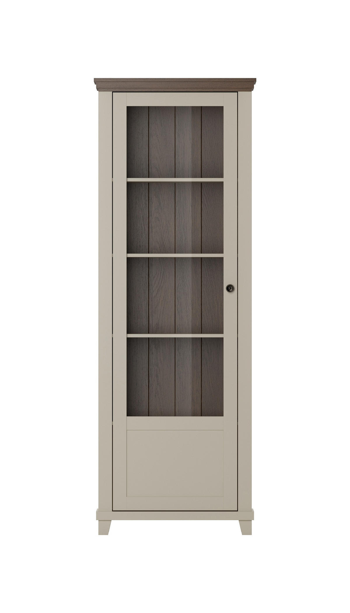 VITRÍNA EVANDRO 71/200/42 cm Béžová - béžová, kompozitní dřevo (71/200/42cm) - MASSENO