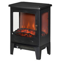 ELEKTROKAMIN DE-17009 Neo-retro 900-1800 W LED Schwarz - Schwarz, Metall (39/54.8/26cm) - ComfortXL