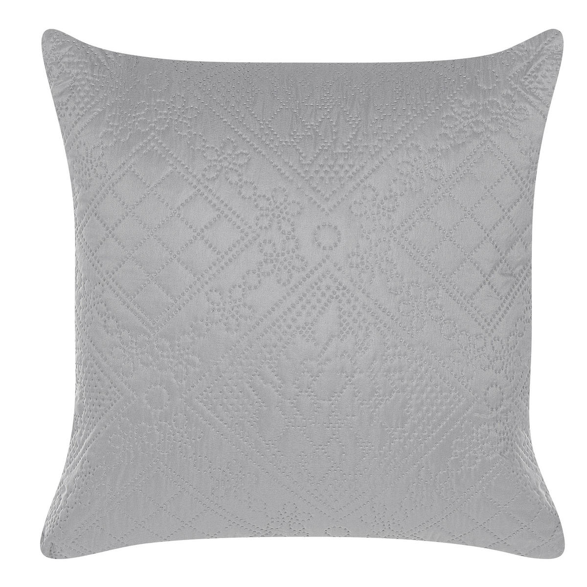 TAGESDECKEN Grau 160/220 cm Alamut - Grau, Textil (160/220cm) - Beliani