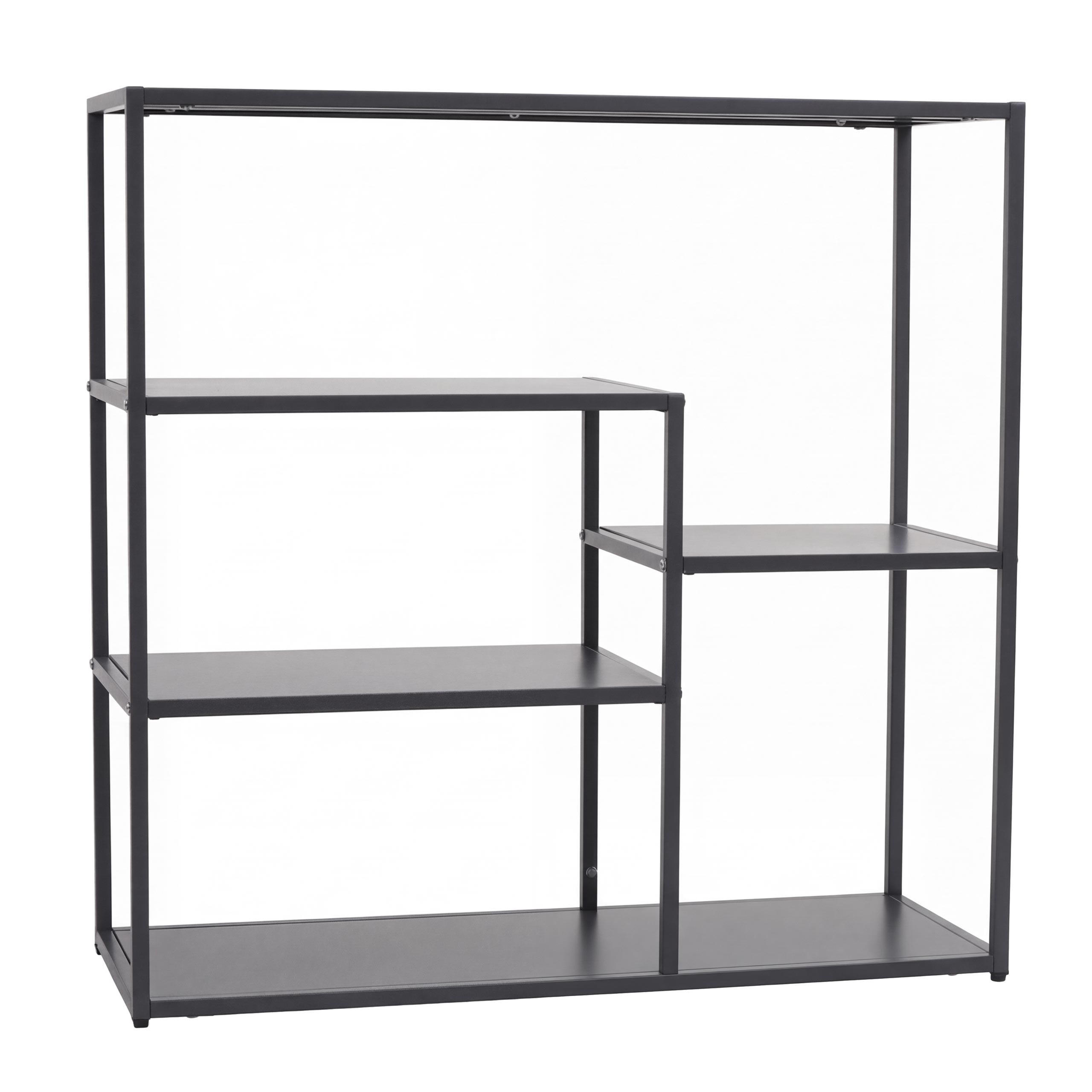 REGAL Anthrazit - Anthrazit, Metall (80/80/30cm) - MCW