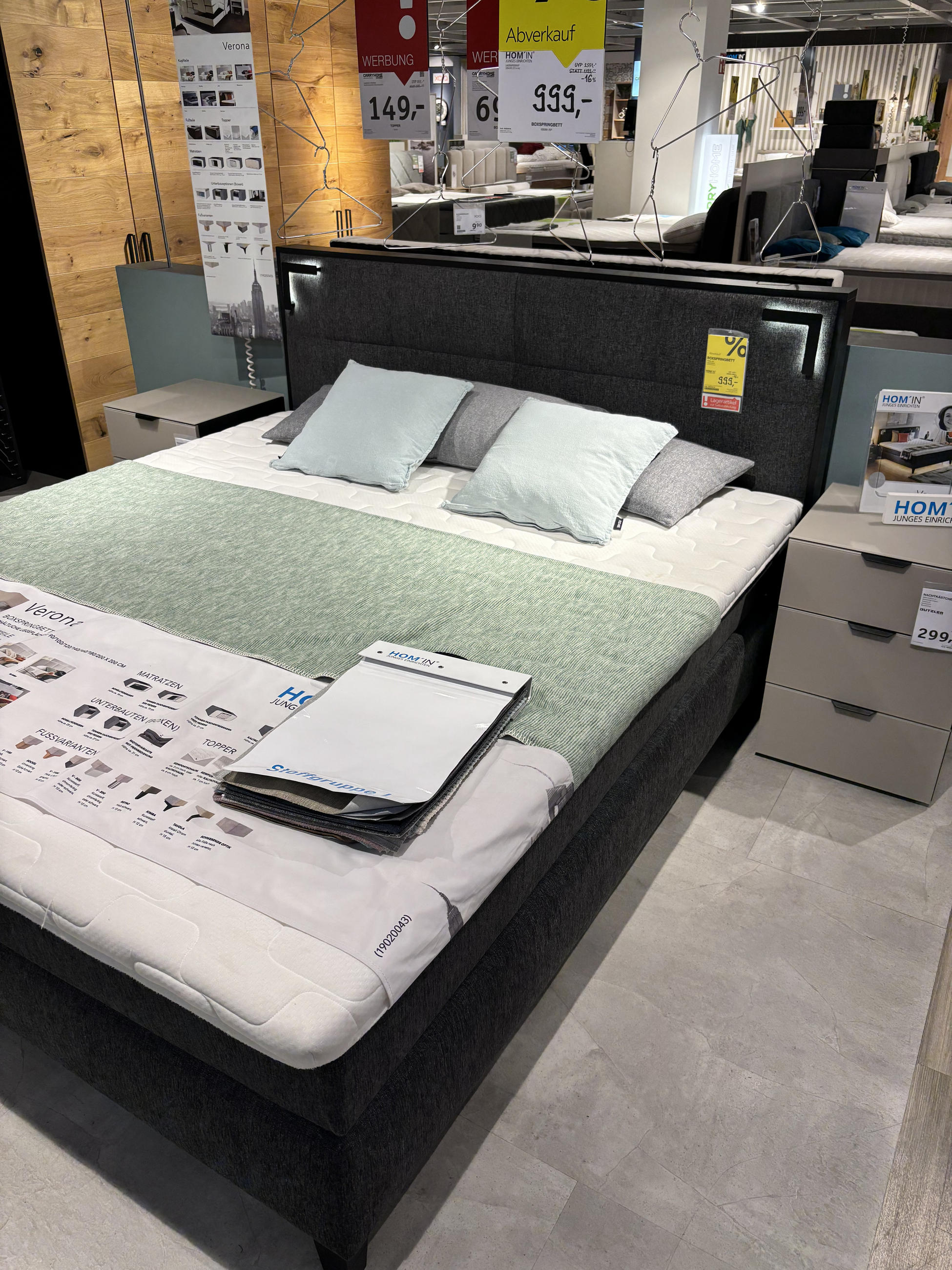 Boxspringbett VERONA - Hom`in