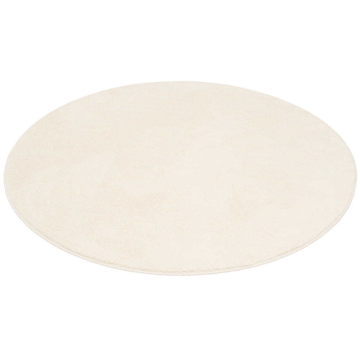 HOCHFLOR LANGFLOR TEPPICH SUPER SOFT MELIA RUND - Creme, Textil (160/160cm) - Pergamon