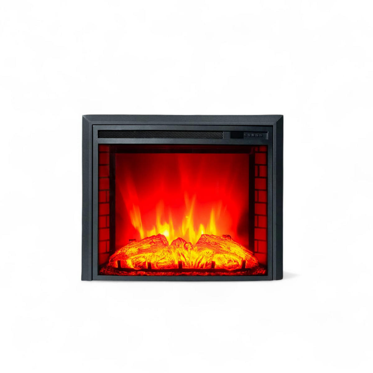 ELEKTROKAMIN 1800 W mit Bluetooth Lautsprecher EF3 - Schwarz, Metall (66/54.2/19.9cm) - dlc home