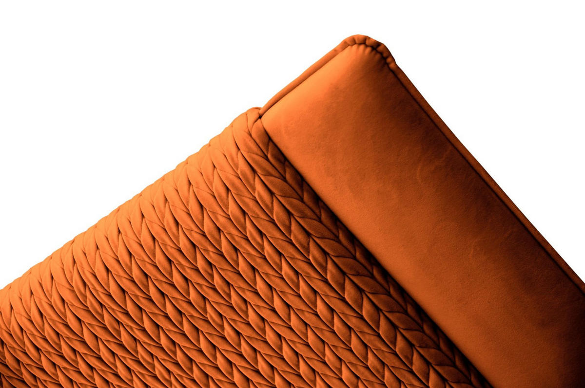 BOXBETT Cedric In Magic Velvet - Rotbraun, Holzwerkstoff/Textil (120/200cm) - Fun Möbel