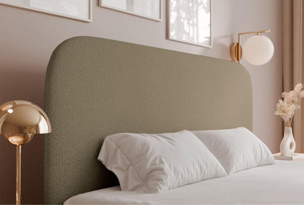 POLSTERBETT Sonvivo Dunkelbeige Chenille 160x200 cm - Beige, Kunststoff/Textil (160/200cm) - Selsey