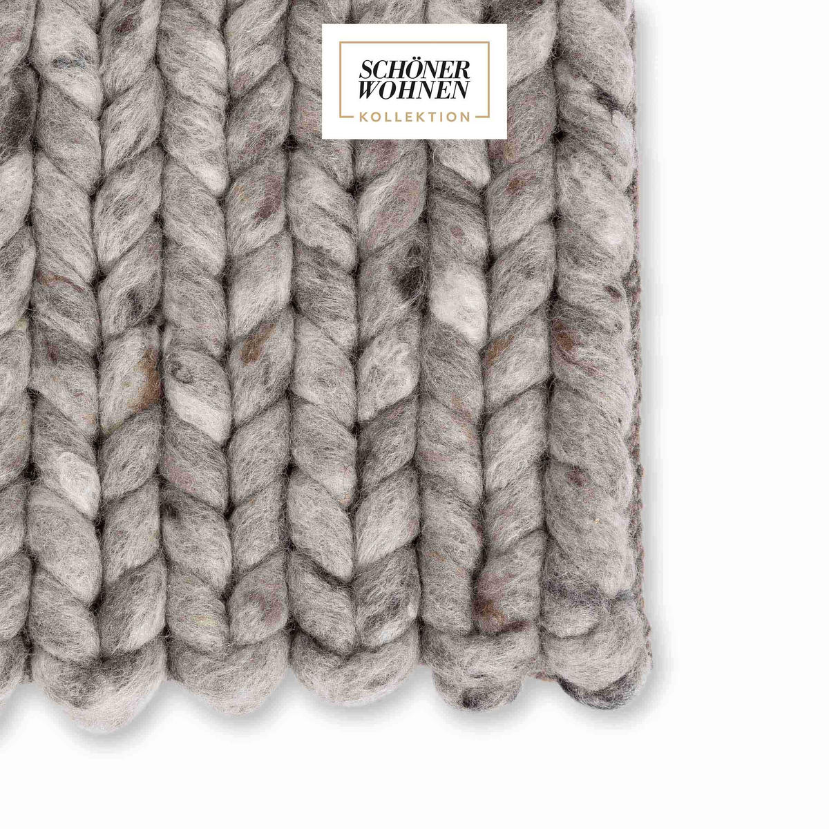 KOBEREC v obývacej izbe ENISA - hnedá, textil (70/140cm) - Schöner Wohnen