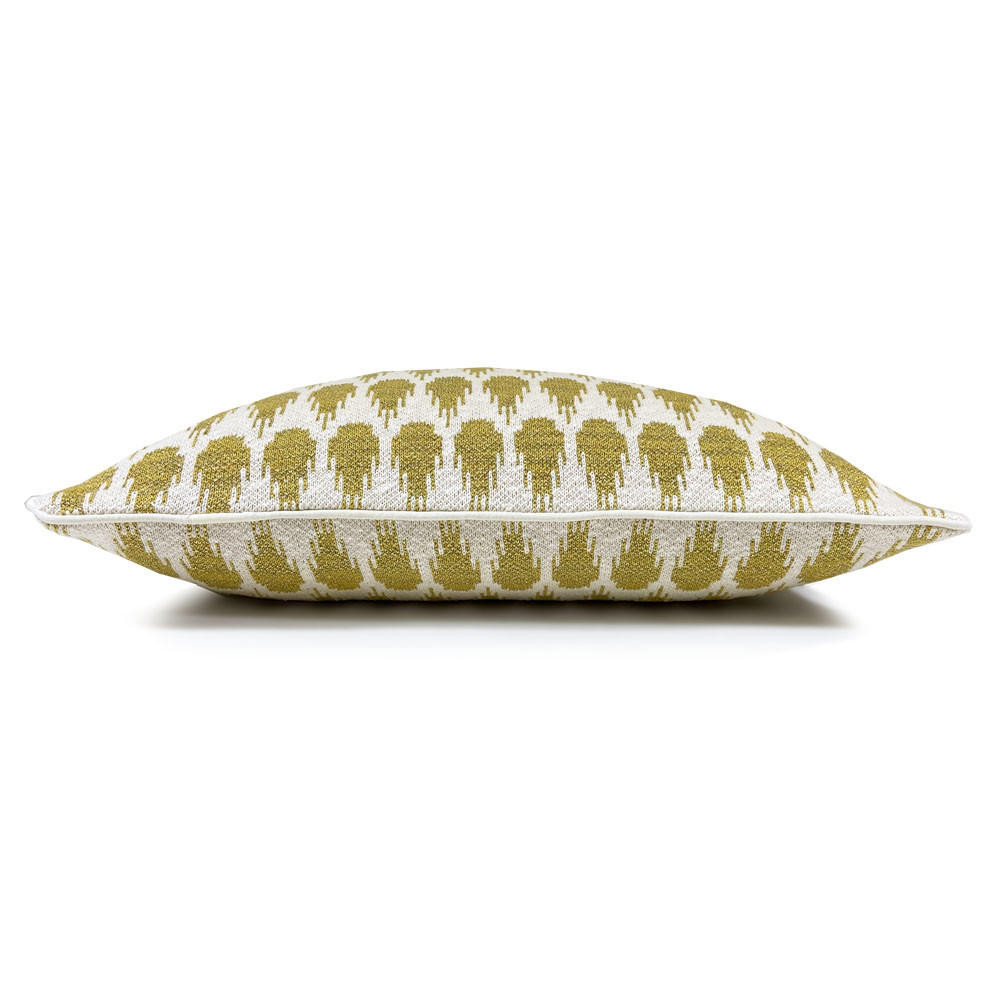 DEKOKISSEN Botanisch Mini gestrickt Lurex Gold 35x60 - Goldfarben, Textil (60/35/12cm) - Malagoon