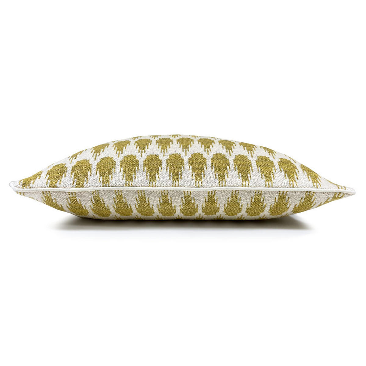 DEKOKISSEN Botanisch Mini gestrickt Lurex Gold 35x60 - Goldfarben, Textil (60/35/12cm) - Malagoon