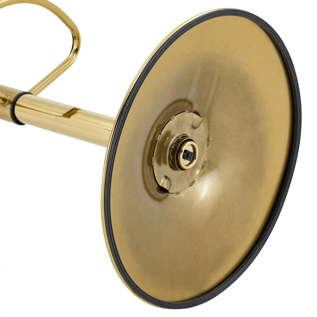 BARHOCKER Weiß-Gold 2er-Set höhenverstellbar drehbar 360° mit Kunstleder - Weiß, Metall (52/93/45cm) - PANGIVO
