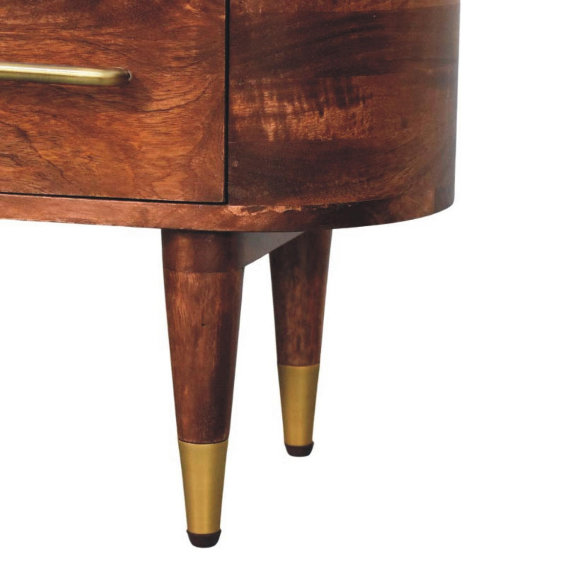 MEDIÁLNA konzola s povrchovou úpravou Wine-Wood-Oak, 2 zásuvky, 1 otvorená polica, tmavohnedá - tmavohnedá, drevo (100/40/30cm) - Artisan Furniture