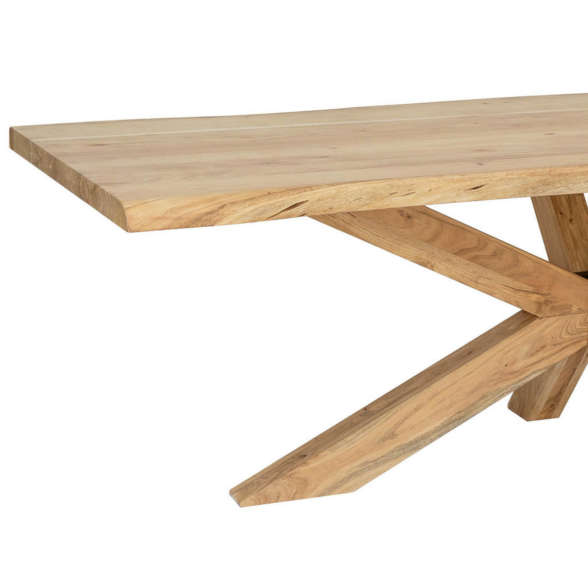 ESSTISCH aus Holz, 240x100x77cm - Braun, Holz (100/240/77cm) - Wanderlust