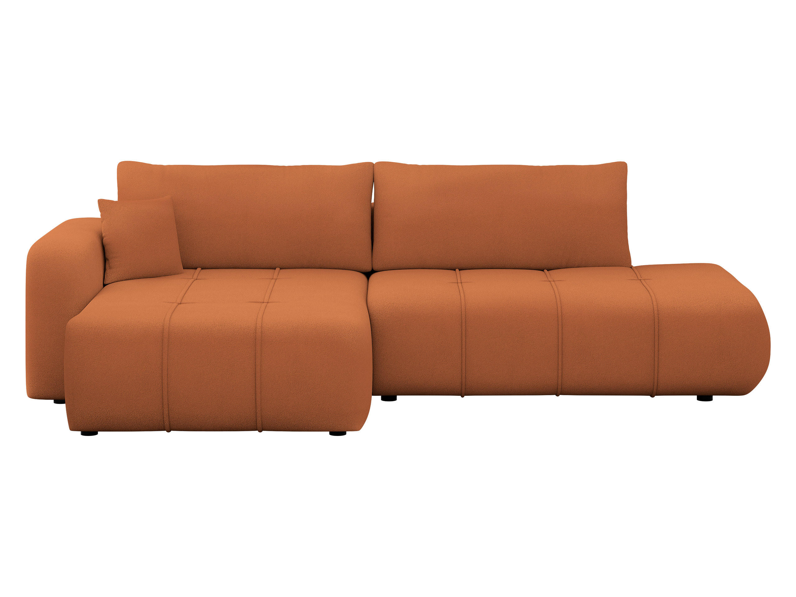 COLTAR Furyn O, Stanga - culoare bronz/negru, material plastic/material textil (262/145cm) - MIRJAN24