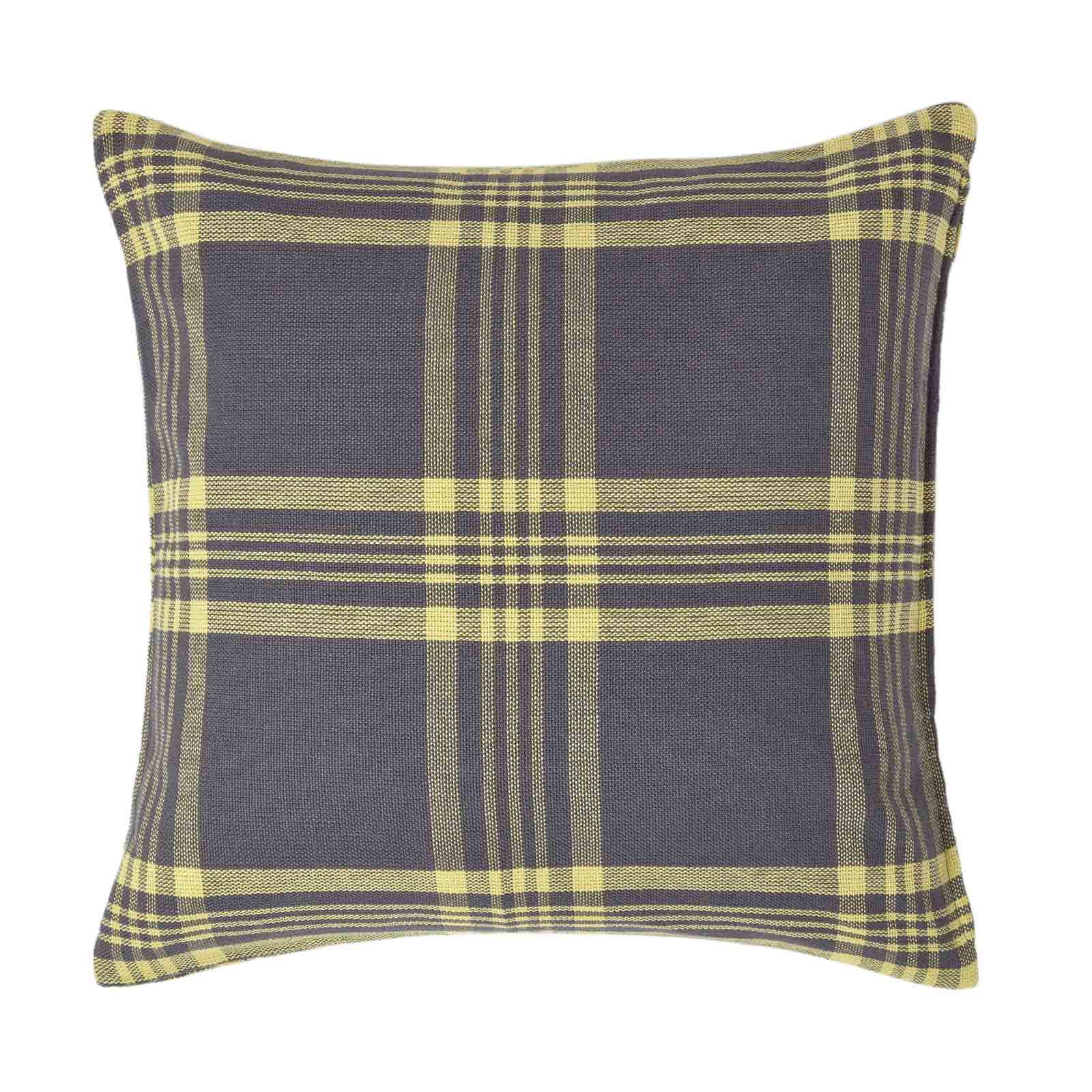 KISSENHÜLLE Schottenkaro 60/60 cm - Grau, Textil (60/60cm) - Homescapes