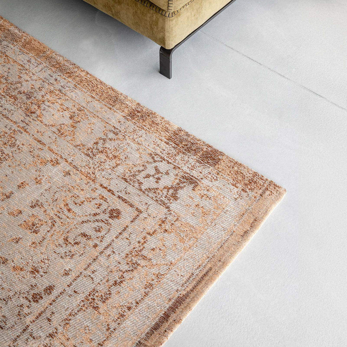 TEPPICH Salmon Fading World 280/390 cm - Gelb, Textil (280/390cm) - Louis De Poortere