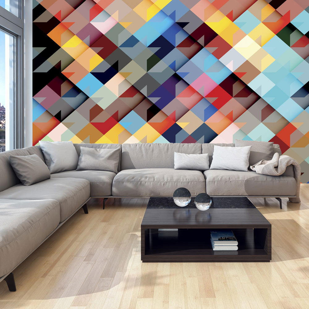 VLIESTAPETE Bunt 100/70 cm - Multicolor, Textil (100/1cm) - KUNSTLOFT