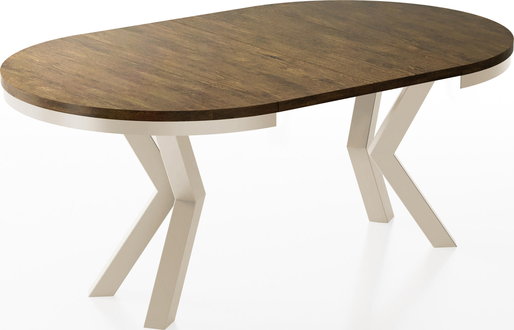 Thumbnail - WFL Group Esstisch, Alteiche, Holzwerkstoff, Rund,Rund, 100x76x100 cm, Esszimmer, Tische, Esstische