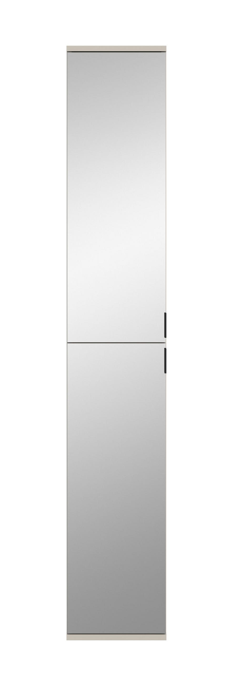 SPIEGELSCHRANK Projekt X Spiegelglas 30/34/193 cm - Beige, Holzwerkstoff (30/193/34cm) - Xonox