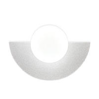 WANDLEUCHTE Innen Vintage 20/13 cm - Creme, Glas/Metall (20/17/13cm) - Bamyum