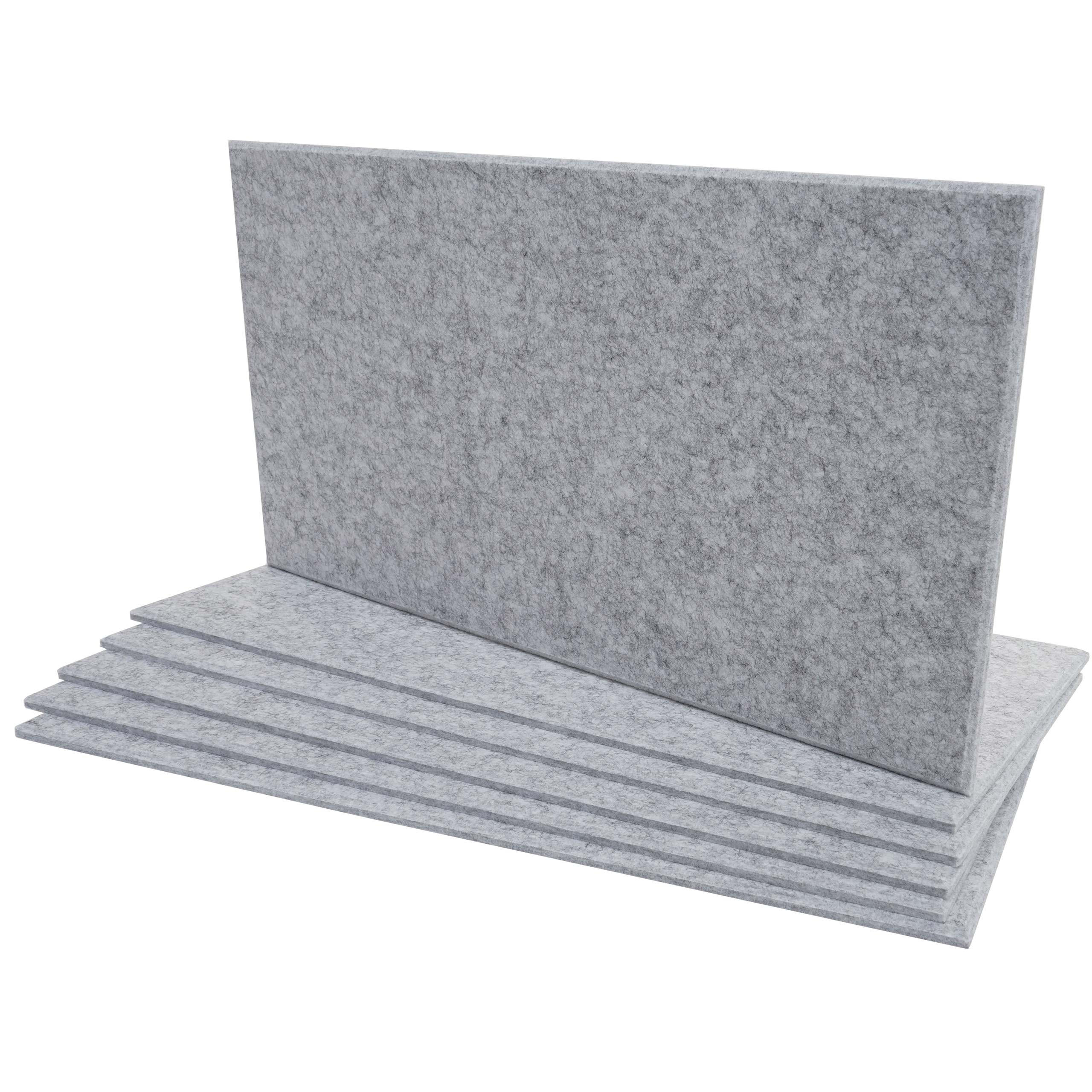 AKUSTIKWANDPANEEL Hellgrau Komplett-Set - Hellgrau, Textil (30/60/1cm) - MCW